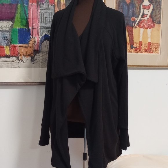 Athleta Jackets & Coats Super Cozy Athleta Black Walking Jacket